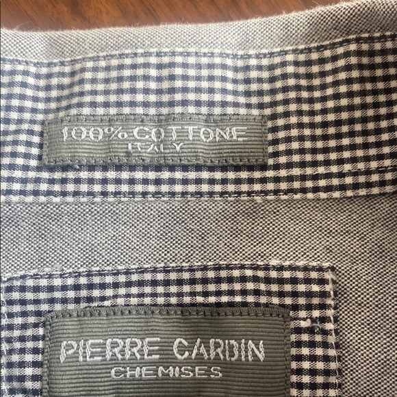 Pierre Cardin - Gray Men's chemise large - vintage and rare - Picture 4 of 6
